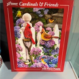 Cardinals & Friends 550 Piece Puzzle